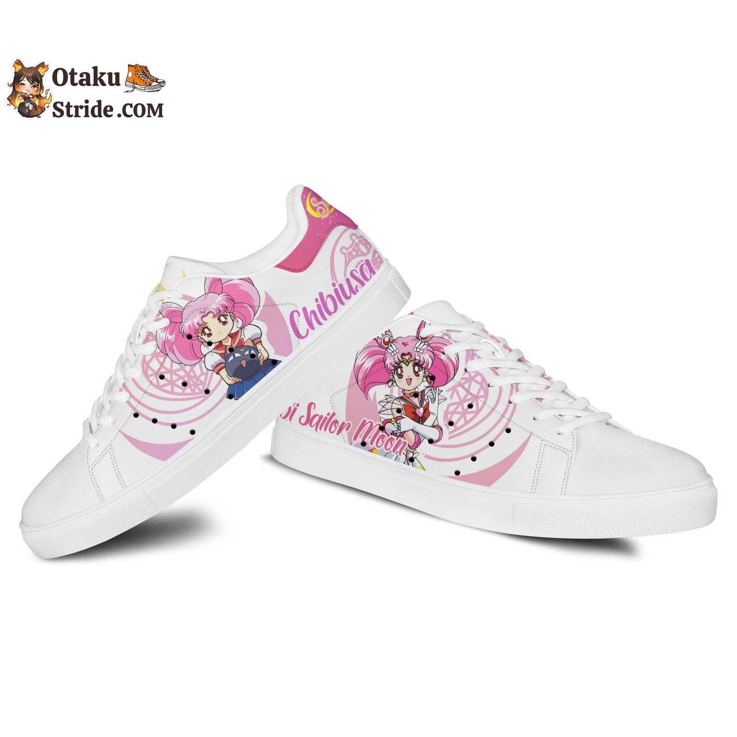 Chibiusa Tsukino Chibi Moon Skate Sneakers Custom Anime