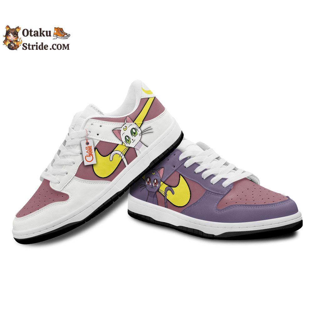 Luna and Artemis Cat SB Sneakers Anime Shoes