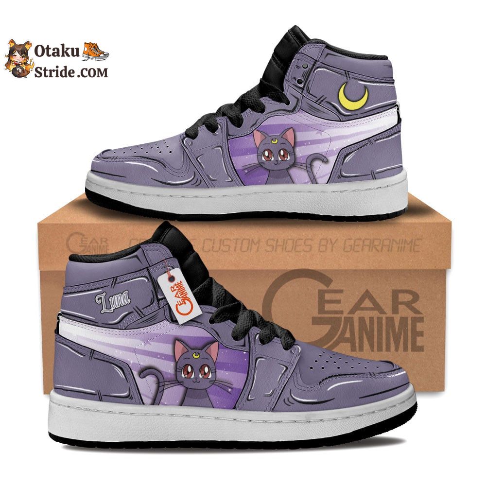 Luna Cat Kids Shoes Personalized Kid Sneakers