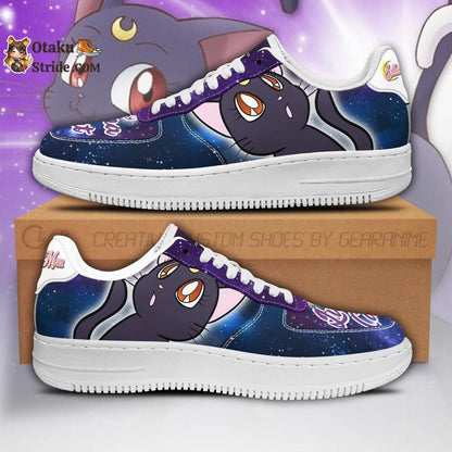 Luna Cat Sneakers Custom Anime Sailor Moon Shoes