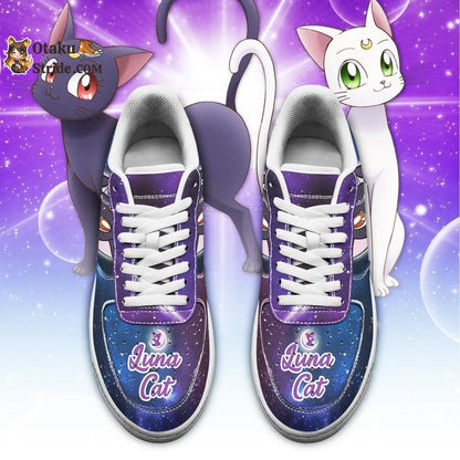 Luna Cat Sneakers Custom Anime Sailor Moon Shoes