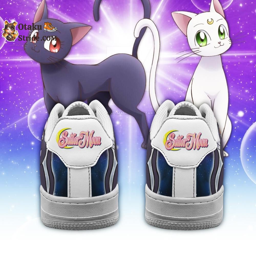Luna Cat Sneakers Custom Anime Sailor Moon Shoes