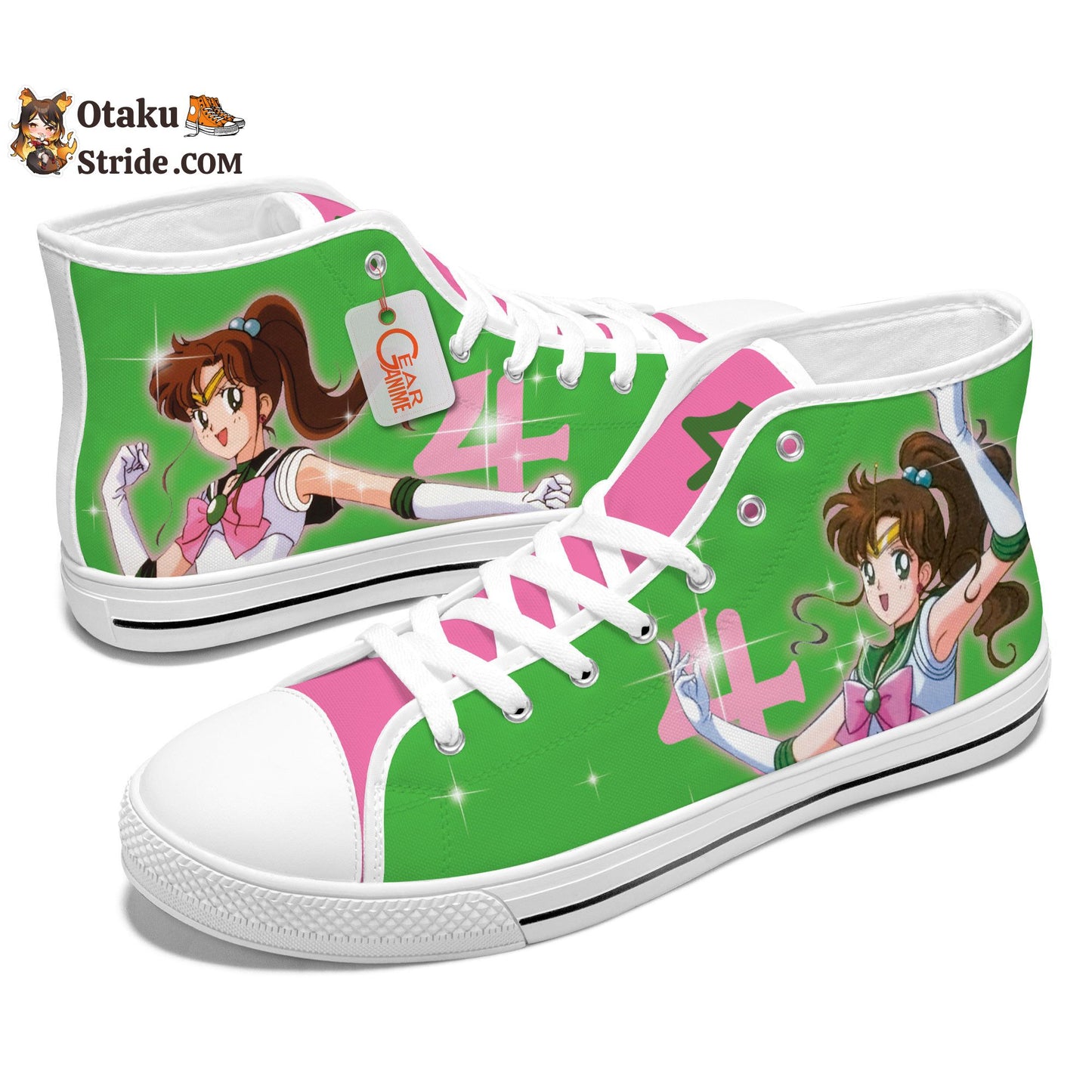 Sailor Jupiter Kids Sneakers Anime High Top Shoes