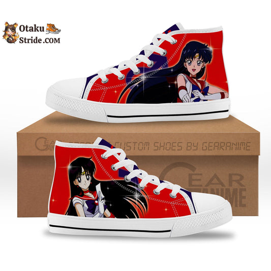 Sailor Mars Kids Sneakers Anime High Top Shoes