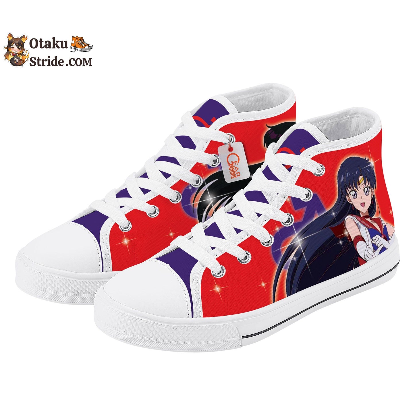 Sailor Mars Kids Sneakers Anime High Top Shoes