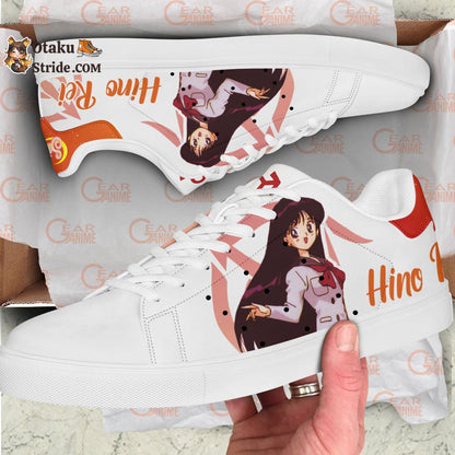 Sailor Mars Skate Sneakers Custom Sailor Anime Shoes