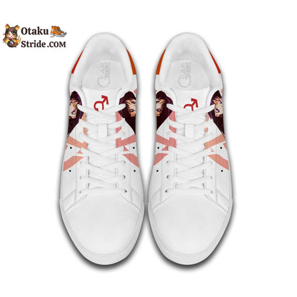 Sailor Mars Skate Sneakers Custom Sailor Anime Shoes