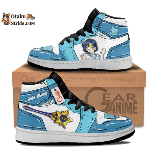 Sailor Mercury Kids Shoes Personalized Kid Sneakers