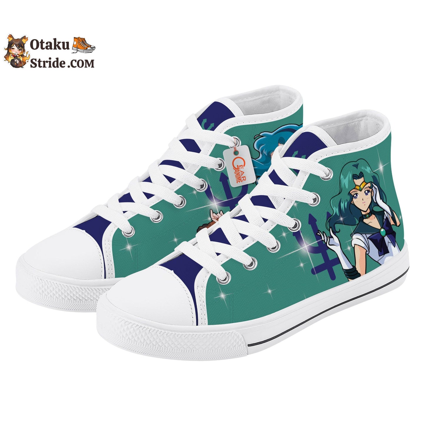 Sailor Neptune Kids Sneakers Anime High Top Shoes