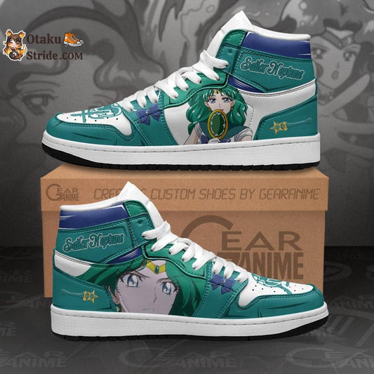 Sailor Neptune Sneakers Sailor Anime Shoes