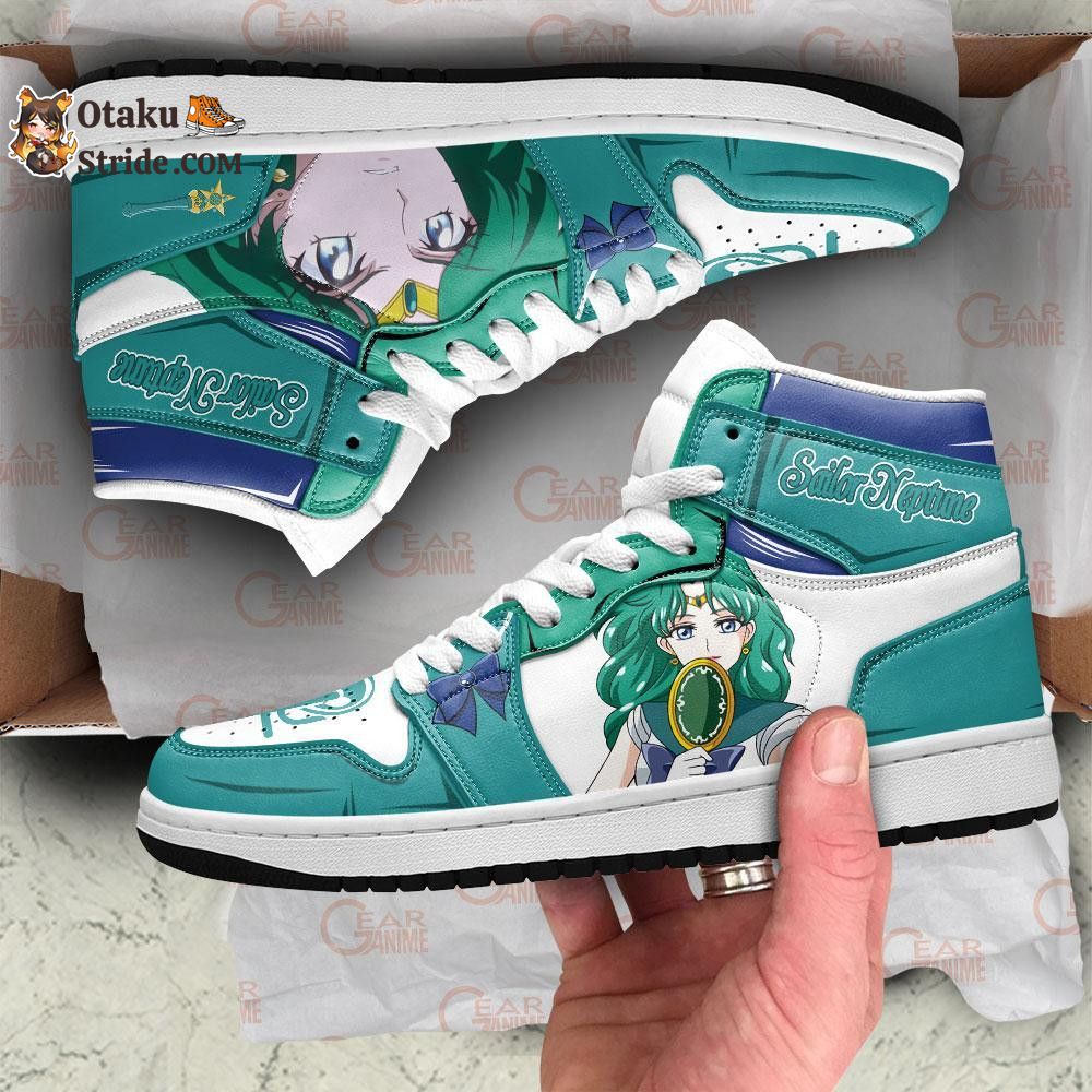 Sailor Neptune Sneakers Sailor Anime Shoes