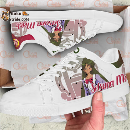 Sailor Pluto Skate Sneakers Custom Sailor Anime Shoes