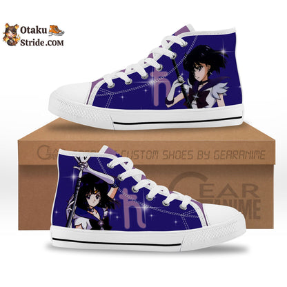 Sailor Saturn Kids Sneakers Anime High Top Shoes