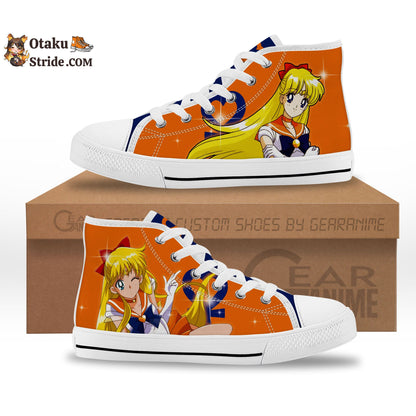 Sailor Venus Kids Sneakers Anime High Top Shoes