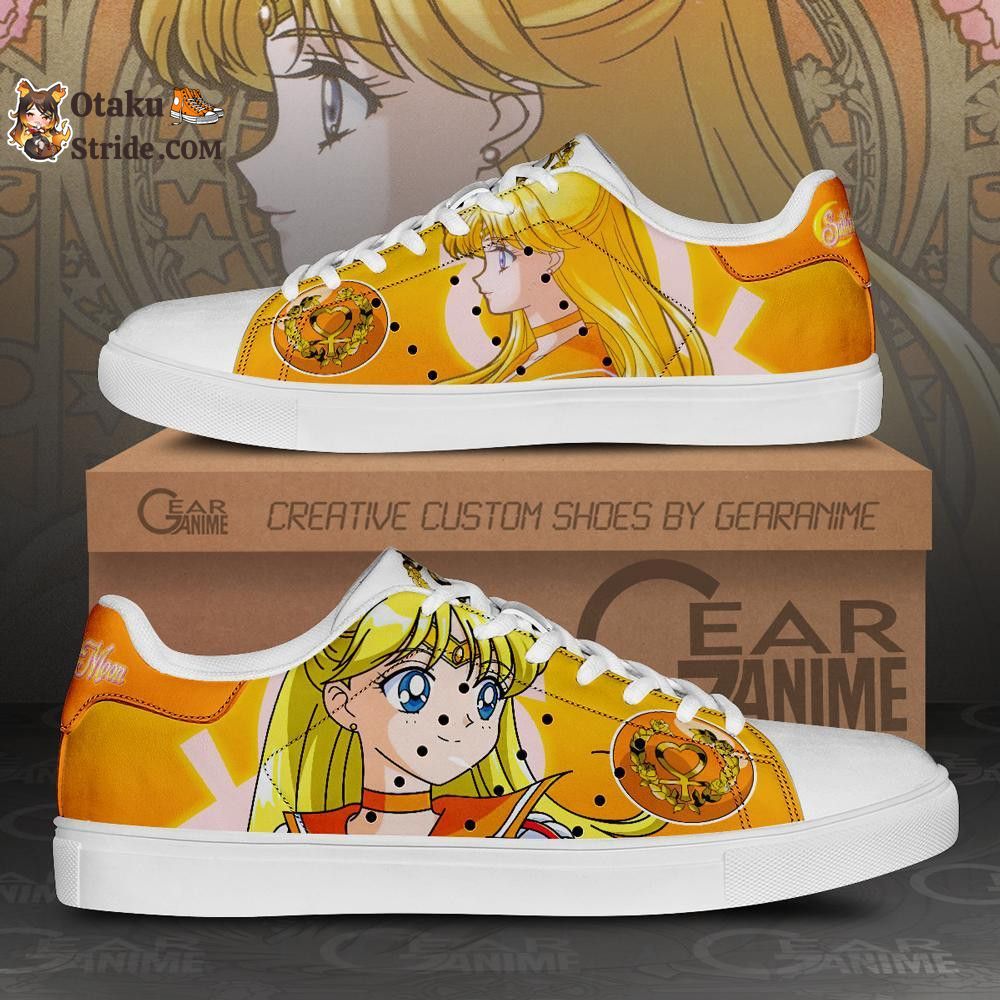 Sailor Venus Skate Shoes Sailor Anime Custom Shoes PN10