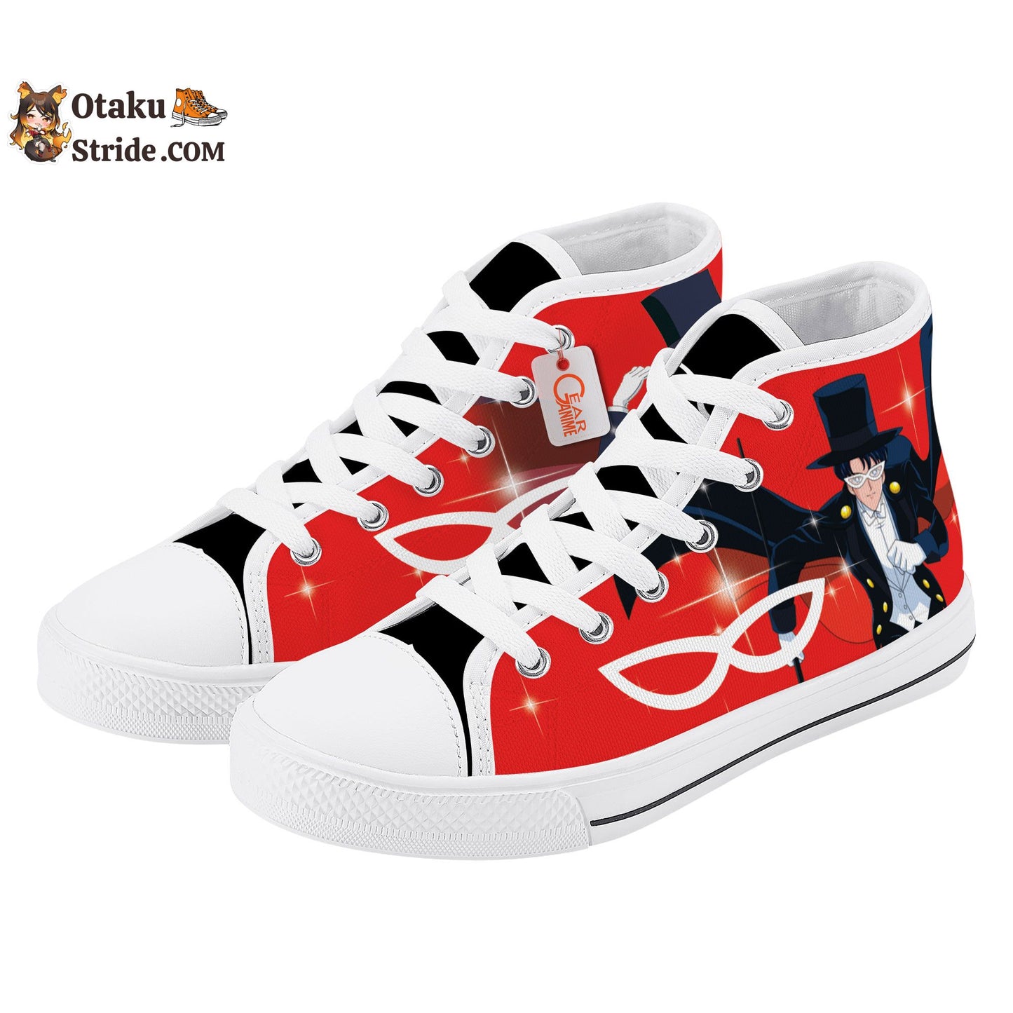 Tuxedo Mask Kids Sneakers Anime High Top Shoes