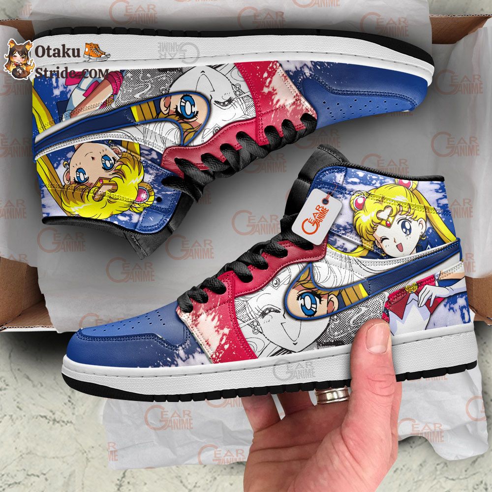 Usagi Tsukino J1 Sneakers Anime Sailor Moon Shoes