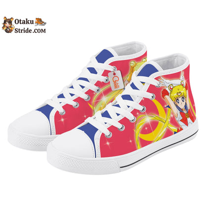 Usagi Tsukino Kids Sneakers Anime High Top Shoes