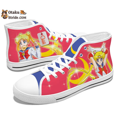 Usagi Tsukino Kids Sneakers Anime High Top Shoes