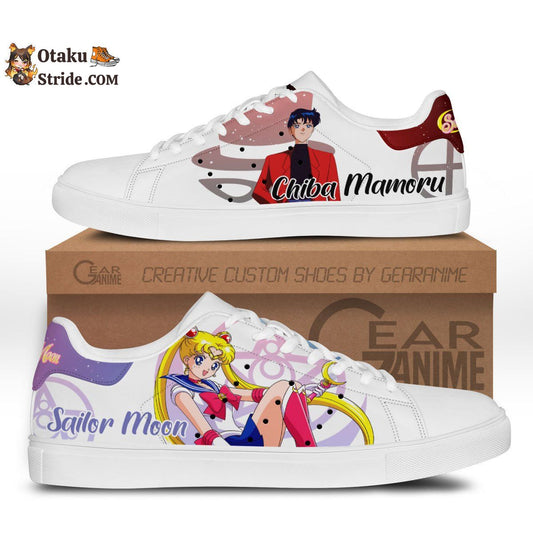 Usagi Tsukino Moon And Tuxedo Mask Stan Shoes MV0211