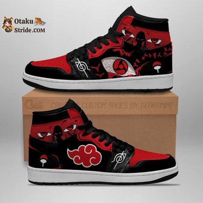 Akatsuki Itachi Sharingan Eyes J1 Sneakers Anime