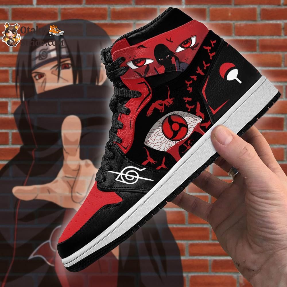 Akatsuki Itachi Sharingan Eyes J1 Sneakers Anime