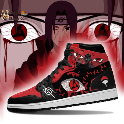 Akatsuki Itachi Sharingan Eyes J1 Sneakers Anime