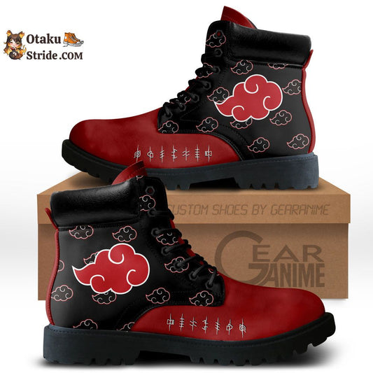 Akatsuki Boots Shoes Anime Custom NTT071