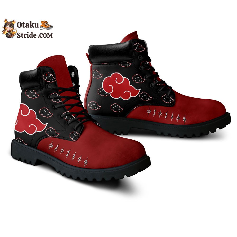 Akatsuki Boots Shoes Anime Custom NTT071