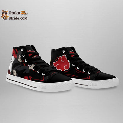 Akatsuki Itachi Jutsu High Top Shoes