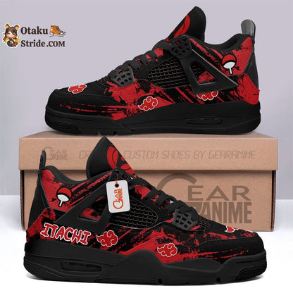 Akatsuki Itachi J4 Sneakers Personalized Name