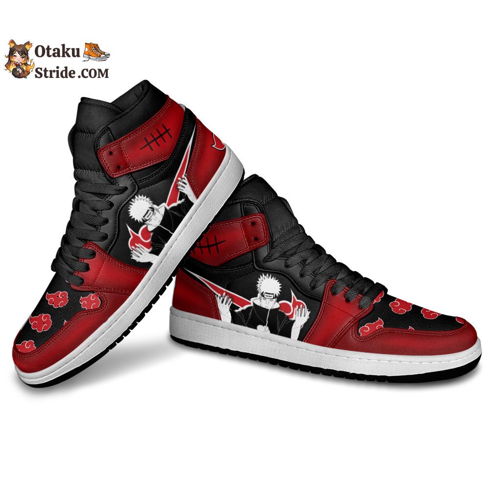 Pain Sneakers Akatsuki Custom Anime Shoes For Fans