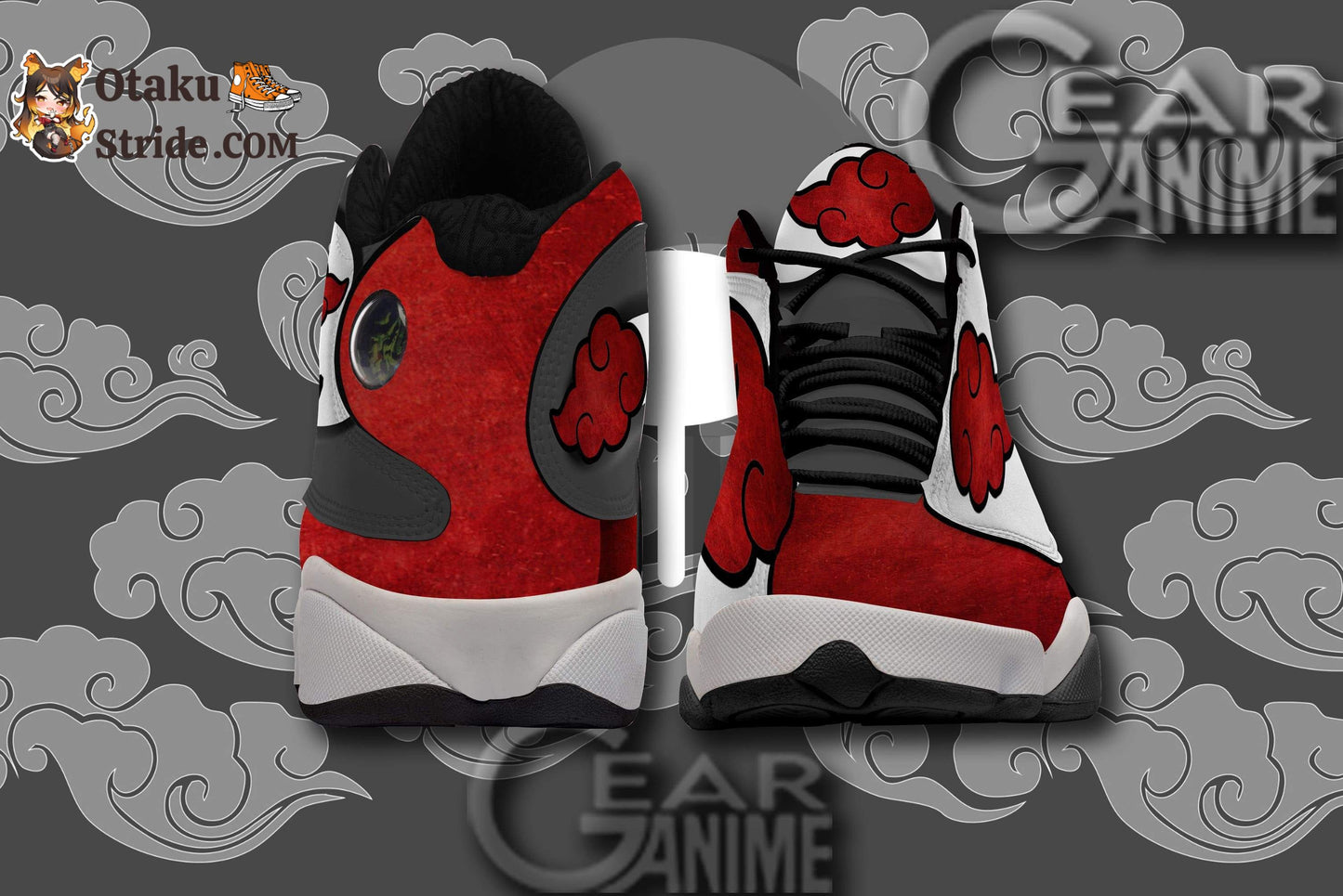 Akatsuki Cloud J13 Sneakers Custom Anime Shoes