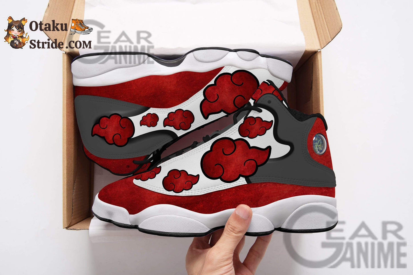 Akatsuki Cloud J13 Sneakers Custom Anime Shoes