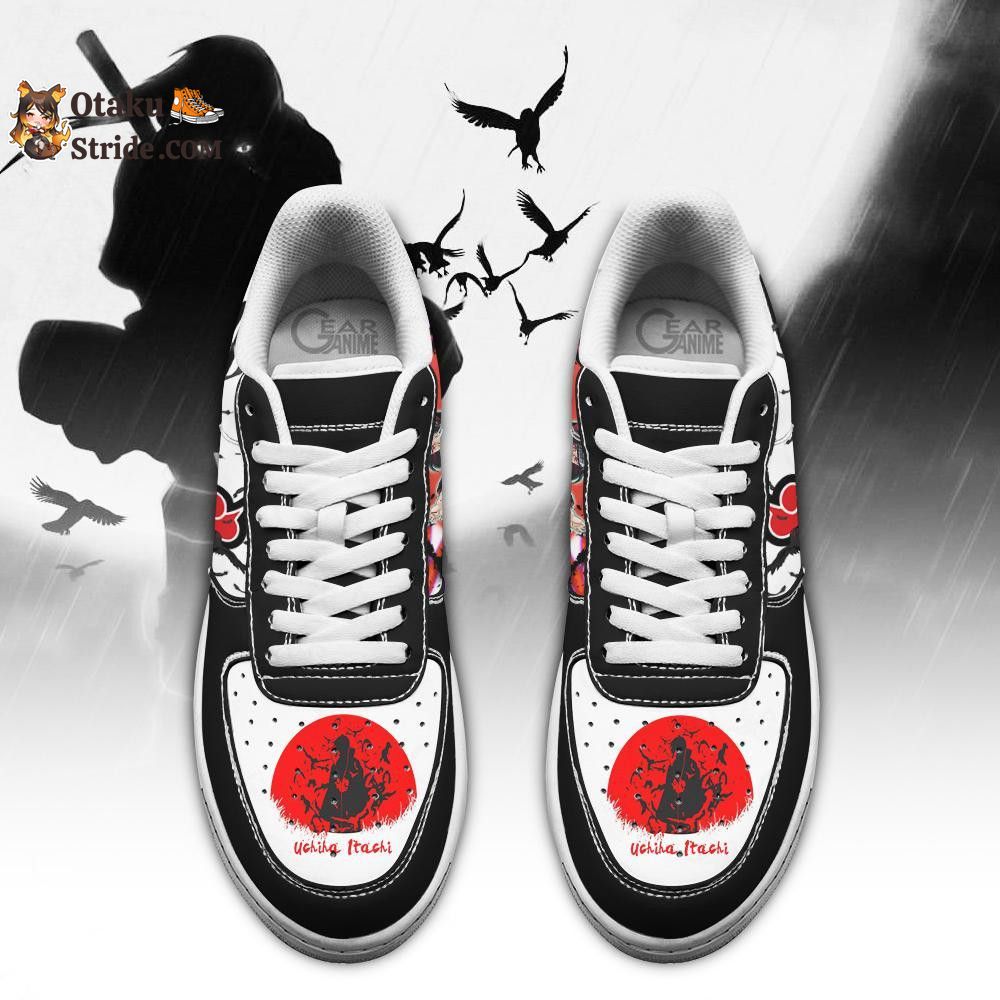 Akatsuki Itachi Sneakers Just Jutsu It Custom Anime Shoes