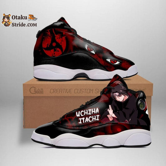 Akatsuki Uchiha Itachi Sharingan Custom Anime Shoes