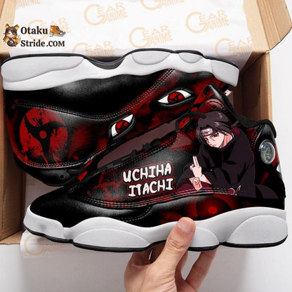 Akatsuki Uchiha Itachi Sharingan Custom Anime Shoes