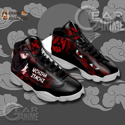 Akatsuki Uchiha Itachi Sharingan Custom Anime Shoes