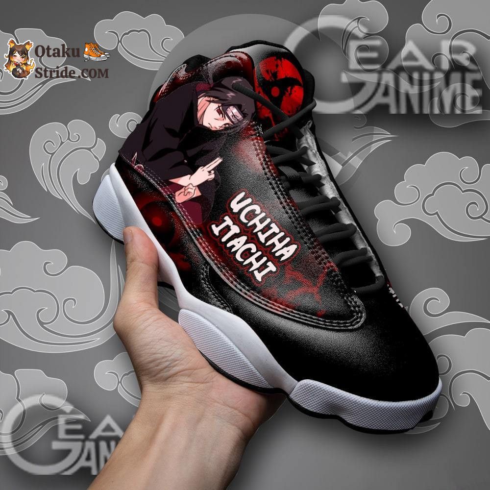 Akatsuki Uchiha Itachi Sharingan Custom Anime Shoes