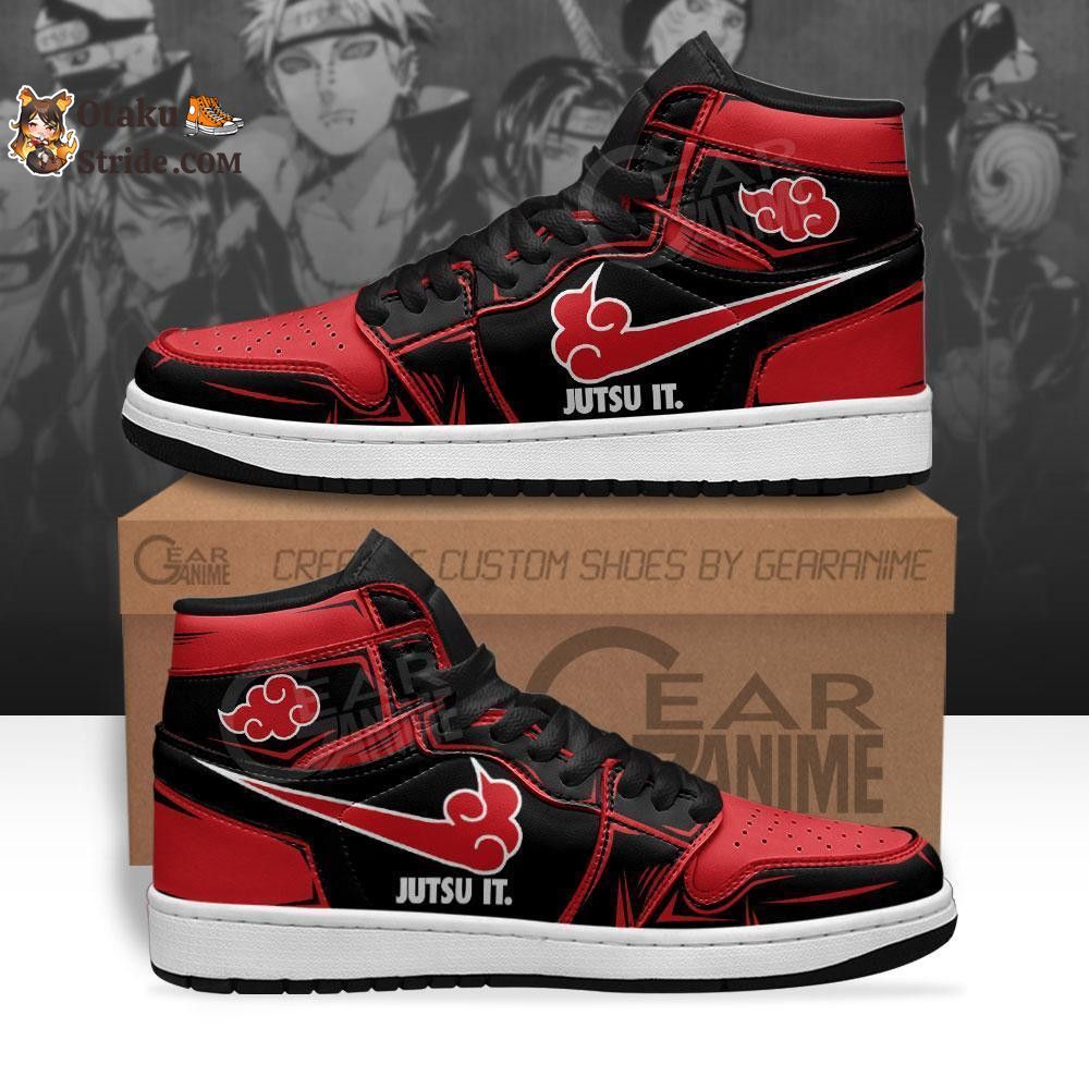 Akatsuki Jutsu It Anime Sneakers Custom For Fans