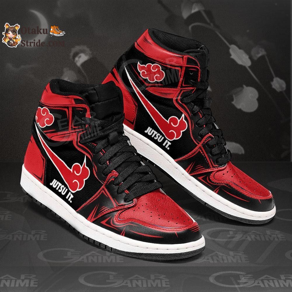 Akatsuki Jutsu It Anime Sneakers Custom For Fans