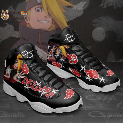 Akatsuki Deidara J13 Sneakers Custom Anime Shoes