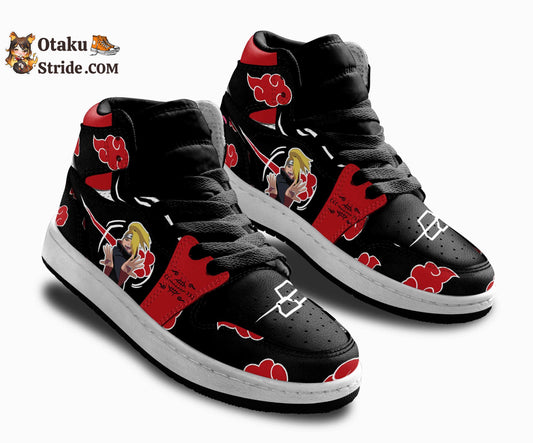 Deidara Akatsuki Kids Sneakers Anime Character