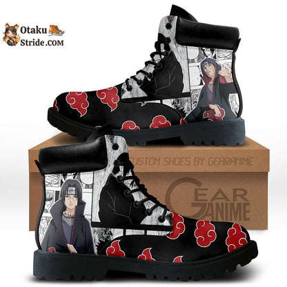 Itachi Uchiha Boots Shoes Anime Custom