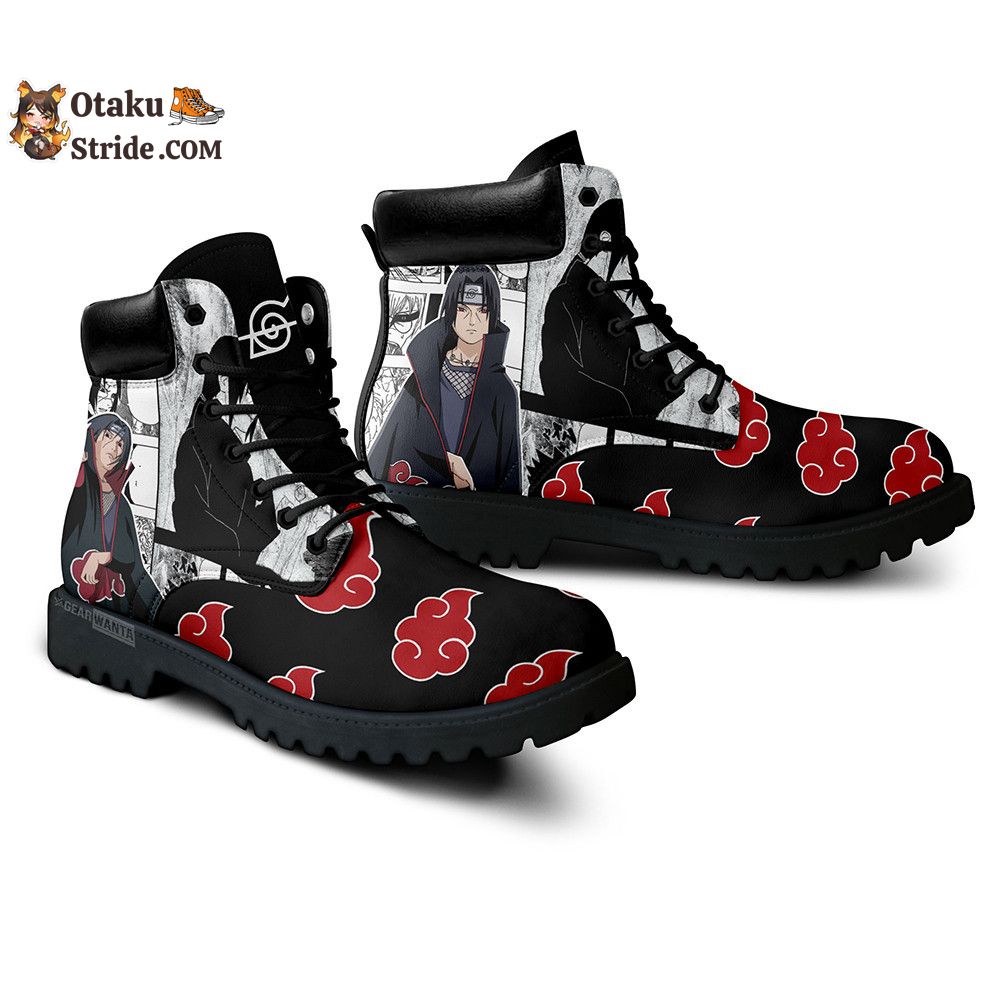 Itachi Uchiha Boots Shoes Anime Custom