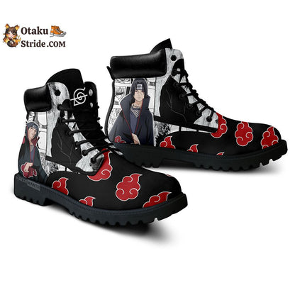 Itachi Uchiha Boots Shoes Anime Custom