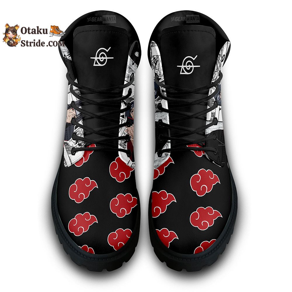 Itachi Uchiha Boots Shoes Anime Custom