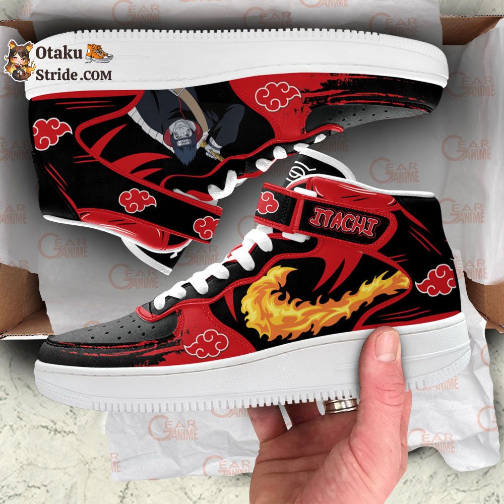 Itachi Uchiha and Kisame Air Mid Shoes MN2203