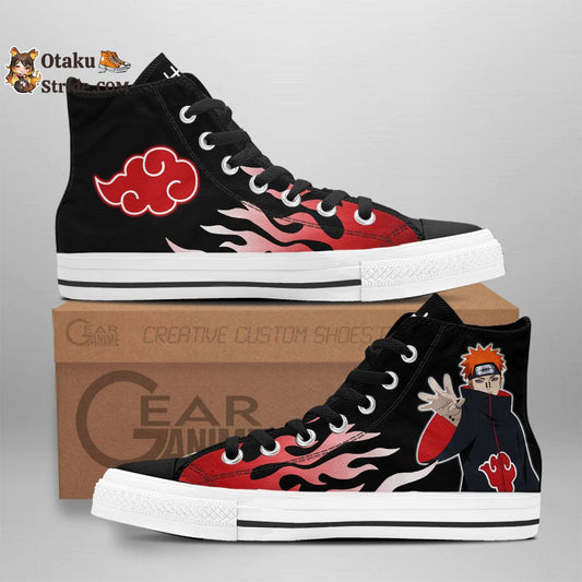 Pain High Top Shoes Akatsuki Shoes NTT090