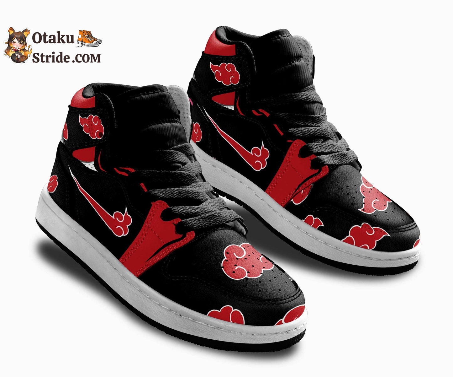 Akatsuki Kids Shoes Custom Anime Shoes